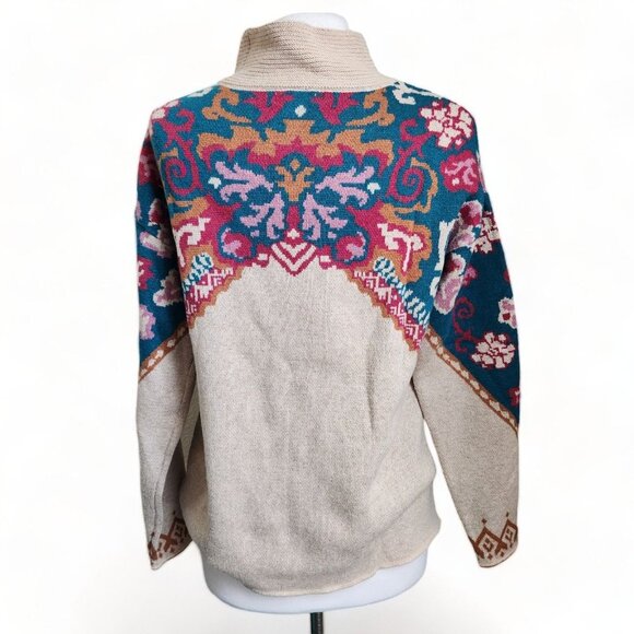 Sundance Journey East Sweater Womens size Small Oversized Boho Southwestern - Picture 7 of 15